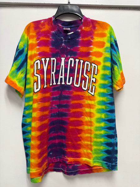 vintage 1990s Syracuse tie dye t shirt size xl ts777