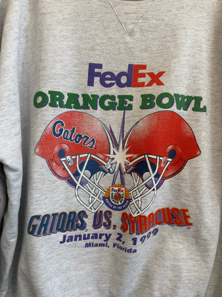 Vintage 1999 Orange Bowl Gators vs Syracuse XL SS1188