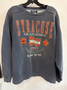 Vintage Blue/Gray Syracuse Orangemen Sweatshirt XL SS1146