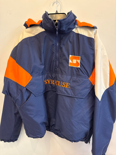 Vintage Syracuse University 1/4 Zip Winter Jacket Large J440