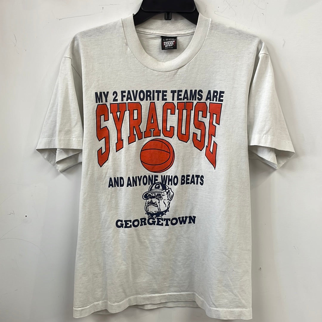 Extremely Rare Syracuse Georgetown Hoya Busters T Shirt M/L TS462