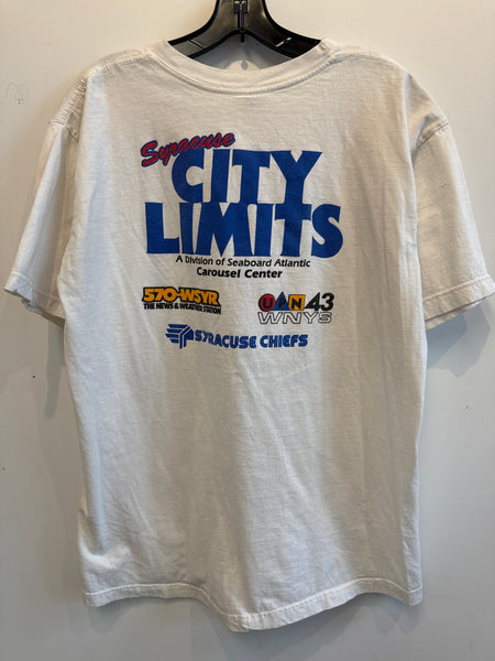 Vintage Syracuse Chiefs Final Game at Big Mac 1996 T Shirt Large