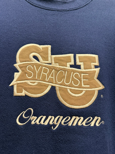 vintage 1990s Syracuse University banner logo crewneck size large ss1294