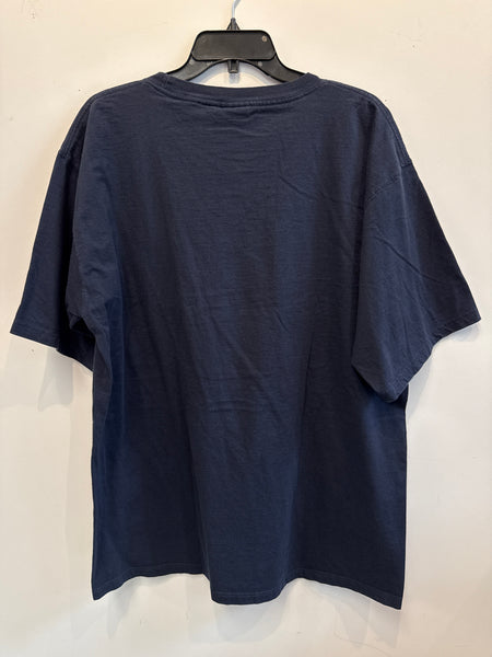 2003 NCAA National Champions Syracuse Orangemen Basketball SU Banner Logo S/S T-Shirt Navy XL TS635