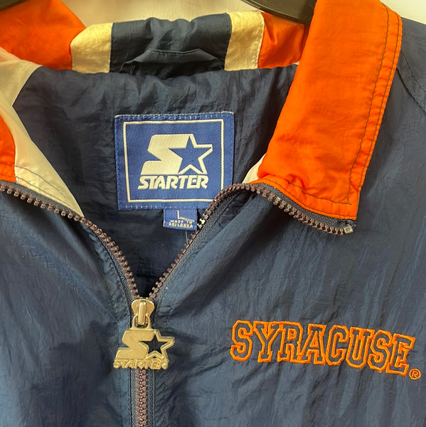 Vintage Starter Syracuse Windbreaker Jacket Large J262