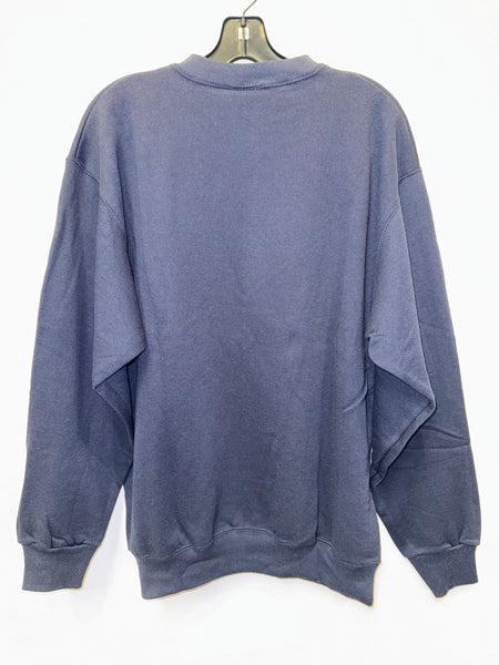 SU Syracuse New York Orangemen Otto “S” Patch Crewneck Navy L SS1898