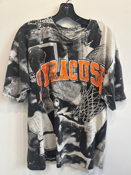 Vintage AOP Syracuse Basketball T Shirt L/XL TS555