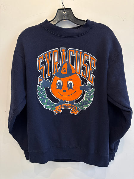 Vintage Syracuse University Orangemen Double Sided Otto and Banner Logo Sweatshirt M/L SS1209