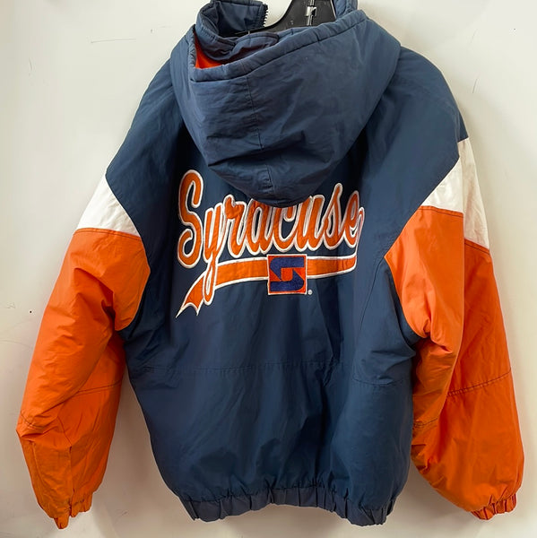 Vintage Syracuse 1/4 Zip Pullover Jacket w/ Hood XL J265