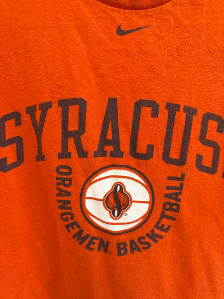 Vintage Nike Syracuse Orangemen Basketball T Shirt Medium TS562