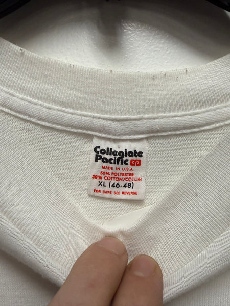 vintage Syracuse University Mickey Walt Disney white tee shirt size large ts805