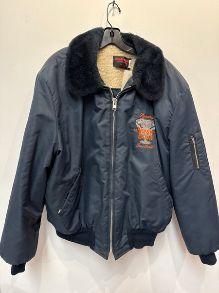 Vintage Syracuse Football 1988 Sugar Bowl Bomber Jacket XL J310