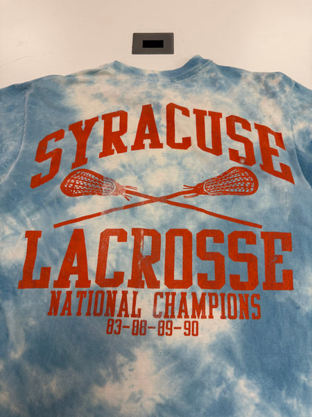 SU Lax National Champions S/S T-Shirt Tye-Dye M USA TS643