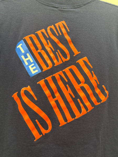 Vtg Nutmeg SU Orangemen "The Best Is Here" Interlocking "S" S/S T-Shirt TS673