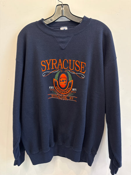 Vintage Syracuse University Stitched Sweatshirt Large SS1216