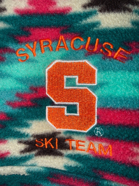Vtg SU Patagonia Ski Team Fleece Teal / Pink Small SS1282