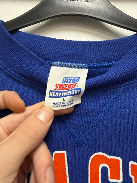 vintage 1990s royal blue Syracuse University crest logo crewneck size Large SS1254