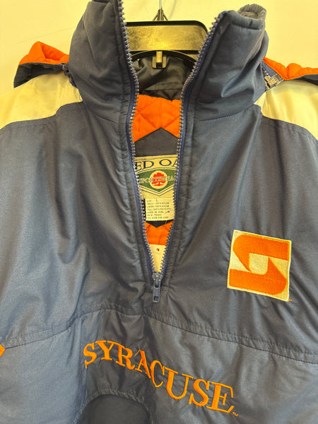 Vintage Syracuse University 1/4 Zip Winter Jacket Large J440