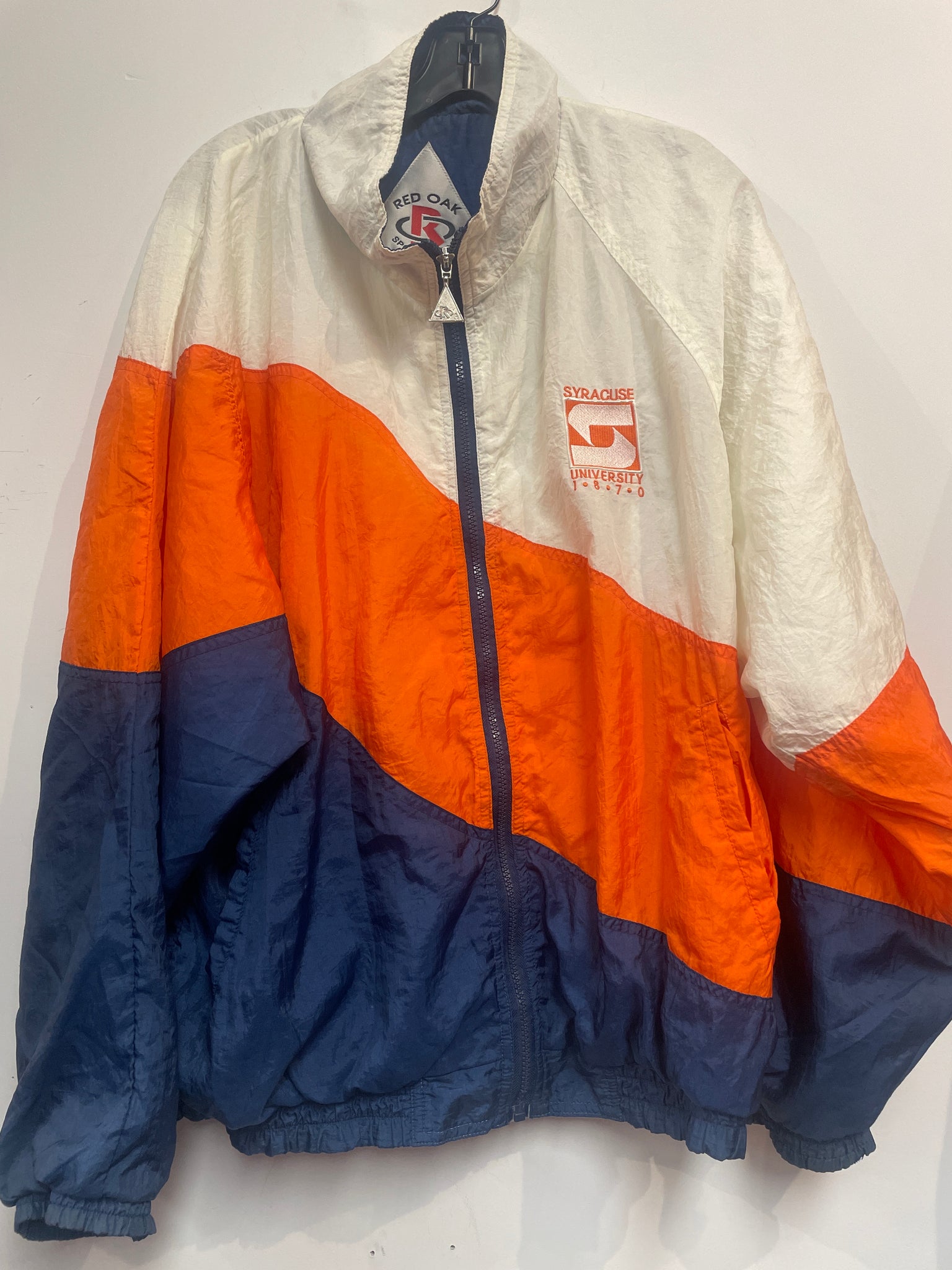 Vintage Syracuse Splash Style Swishy Jacket L/XL J287