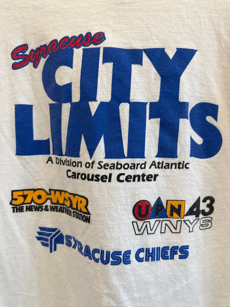 Vintage Syracuse Chiefs Final Game at Big Mac 1996 T Shirt Large