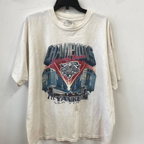 Vintage 2000 Yankees Subway Series T Shirt 2XL Y19