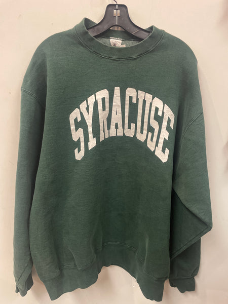 Vintage Green Syracuse Sweatshirt XL SS1025