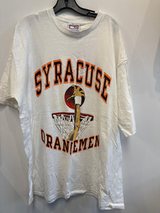 Vintage Syracuse Orangemen Basketball T Shirt 2XL TS579