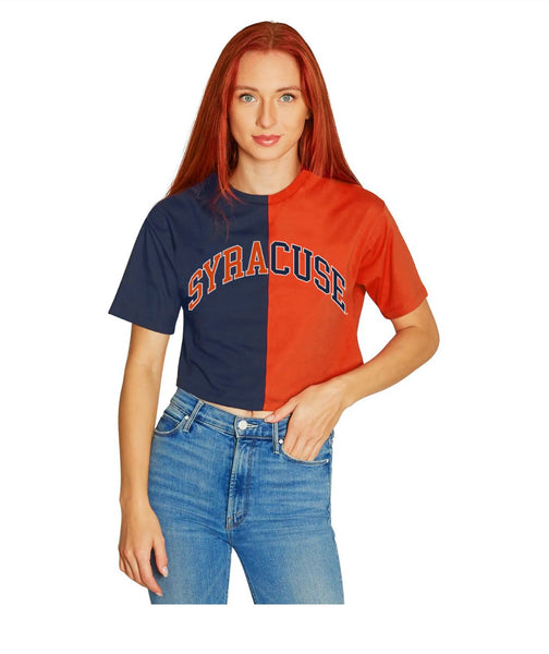 Lojo Cropped Split T-Shirt