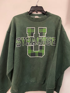 Syracuse U Green Crewneck XL SS1036