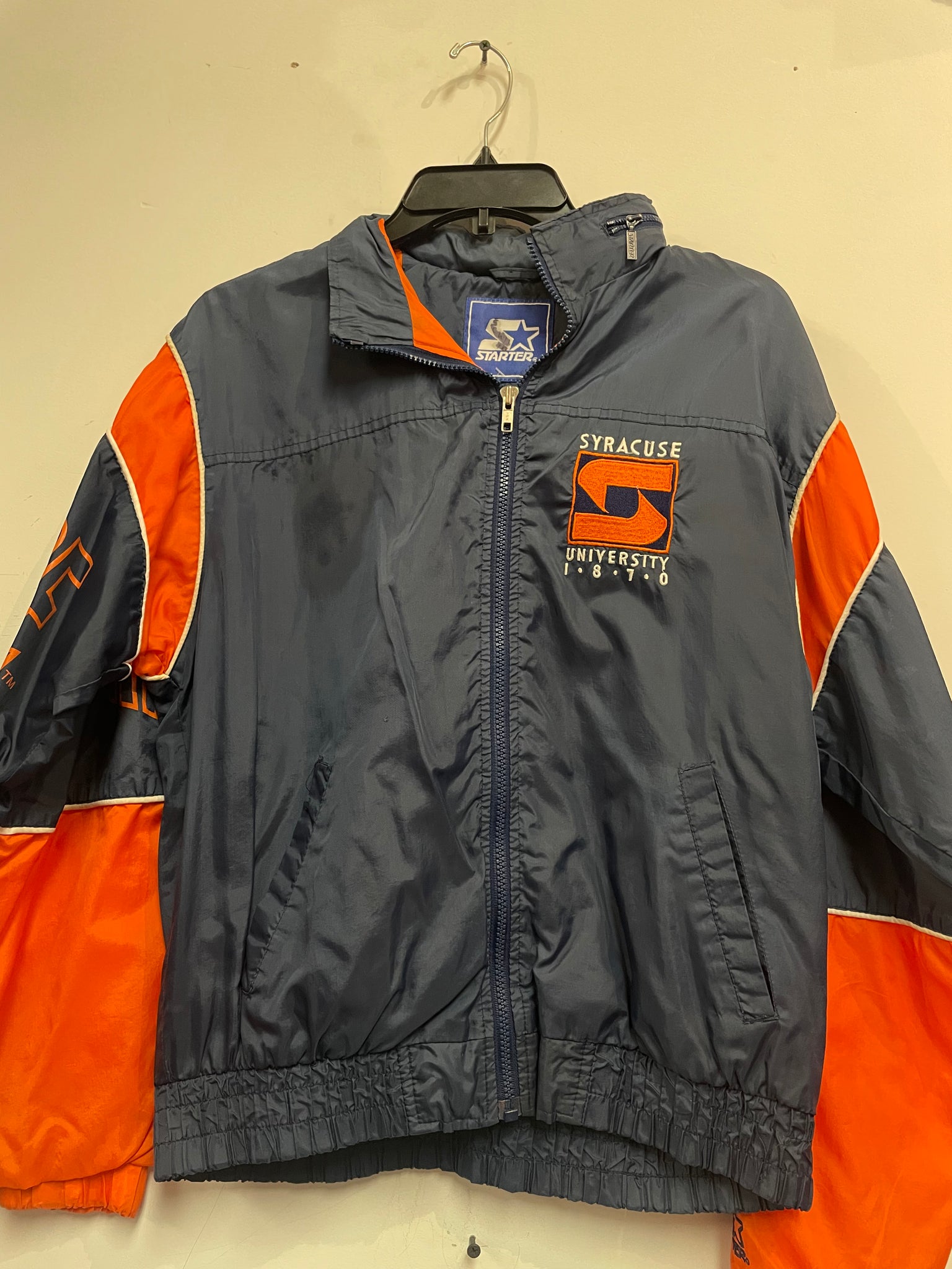 Syracuse U Windbreaker XS/S J296