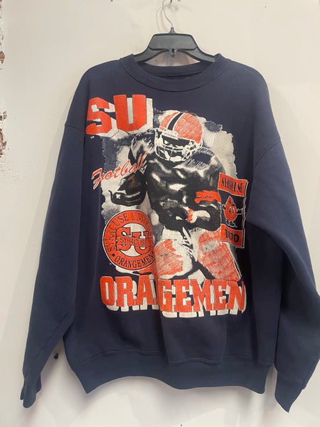 Vintage Syracuse Football Large Graphic Sweatshirt XL SS1072