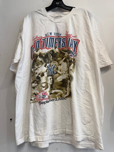 Vintage New York Yankees Old Timers Day T-Shirt 2XL Y59