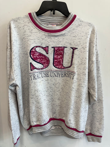 Vintage Pink Syracuse Sweatshirt Large SS1123