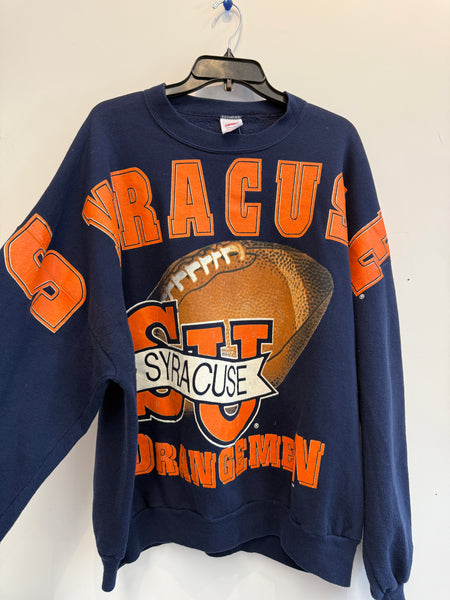 Vintage Syracuse Football Across the Chest Sweatshirt 3XL SS1152
