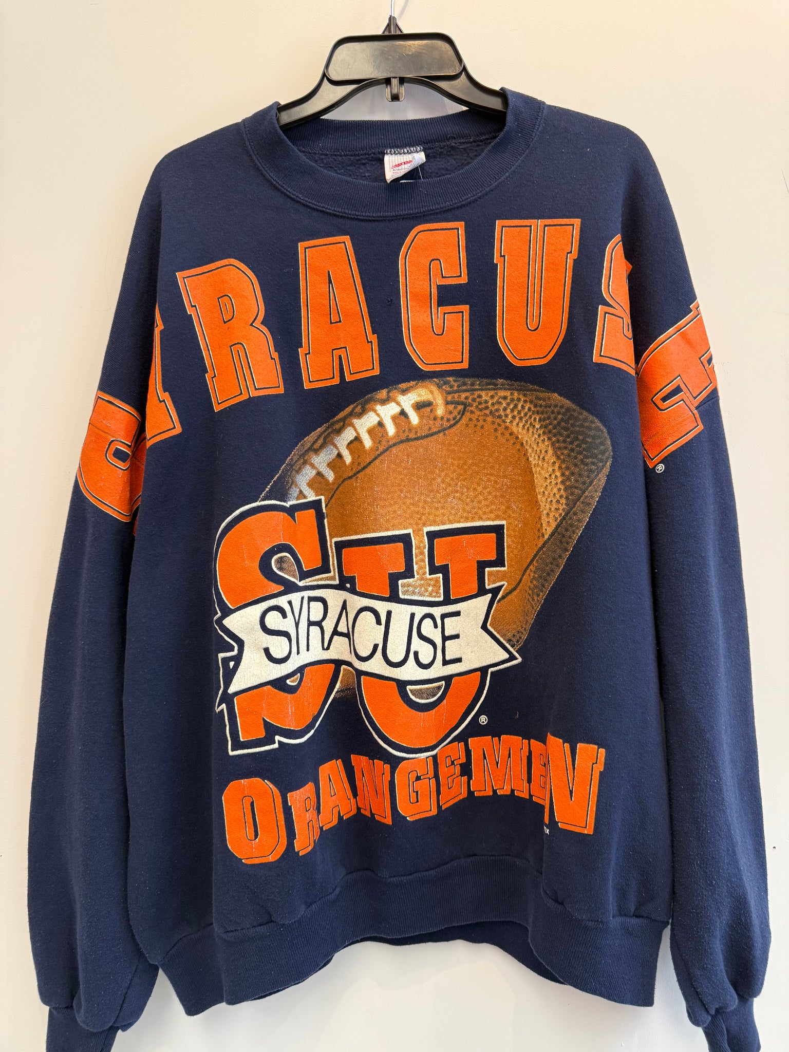 Vintage Syracuse Football Across the Chest Sweatshirt 3XL SS1152