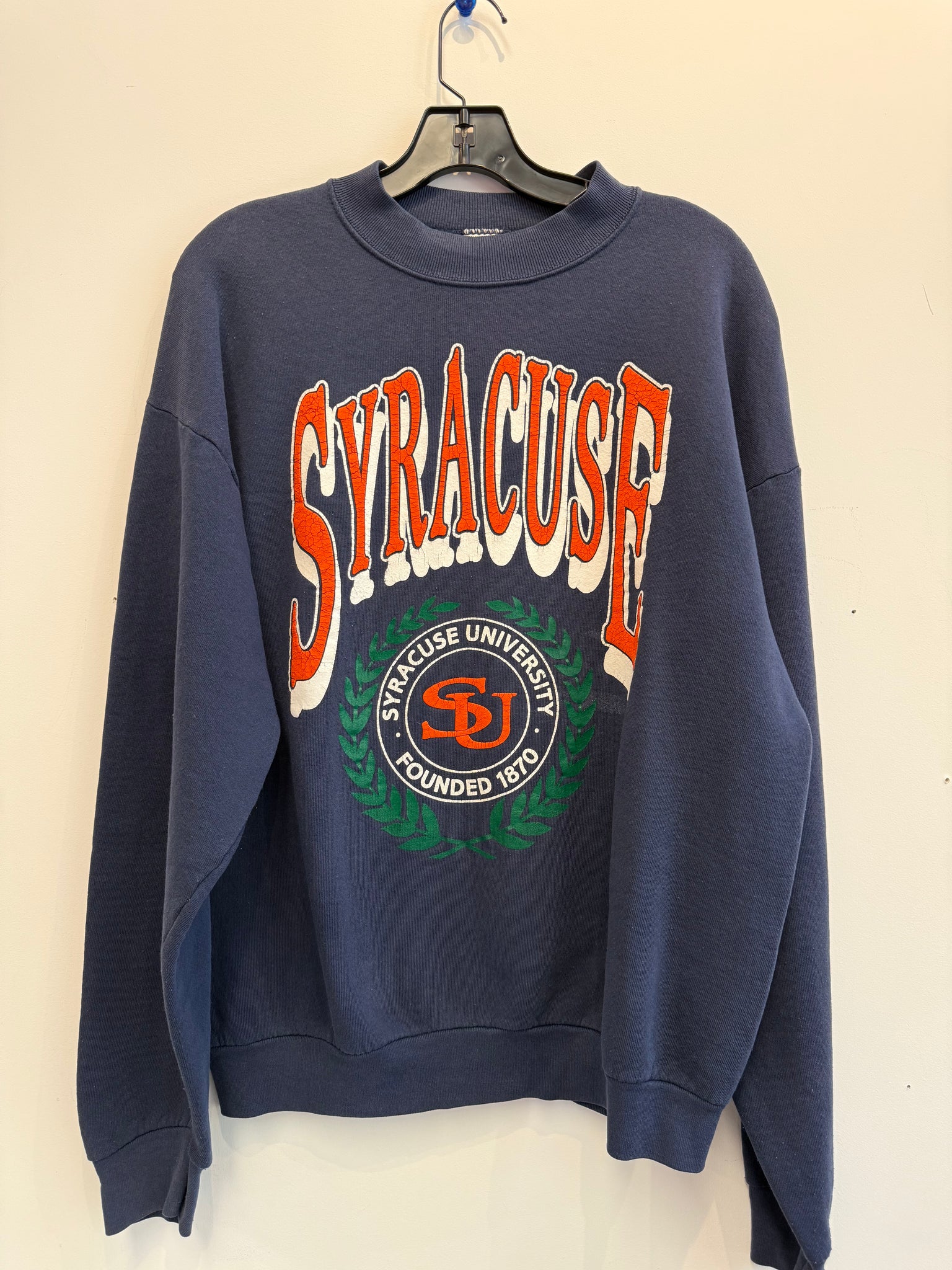 Vintage Syracuse Seal Sweatshirt w/ leafing XL SS1150