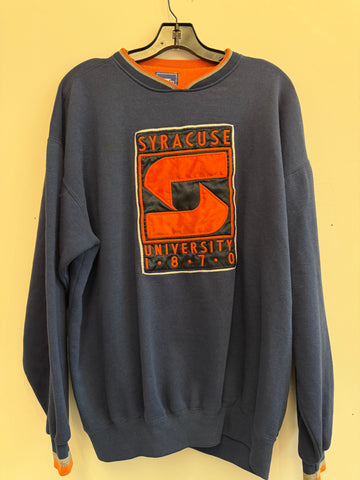 Vintage Syracuse Starter Stitch Oversized Logo Sweatshirt Large SS1149