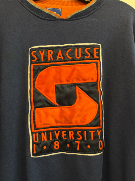 Vintage Syracuse Starter Stitch Oversized Logo Sweatshirt Large SS1149