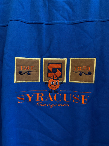 Vintage Rare Royal Blue Sweatshirt with fun details Sweatshirt Large SS1154