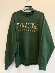 Vintage Stitched Green Sweatshirt XL SS1163