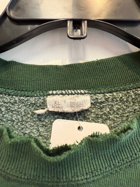 Vintage Stitched Green Sweatshirt XL SS1163