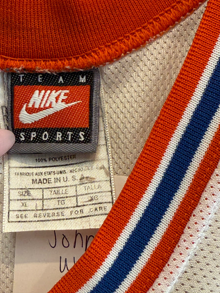 Vintage 90's Nike John Wallace Syracuse Basketball Jersey XL
