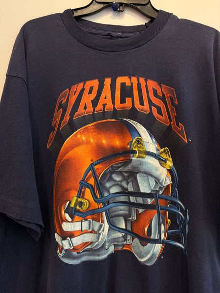 Vintage Syracuse Football T Shirt 2XL TS585