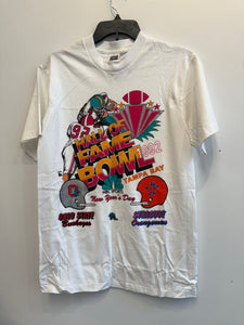 Vintage Syracuse Football 1992 Hall of Fame Bowl Game Tshirt Medium TS586