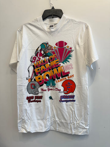 Vintage Syracuse Football 1992 Hall of Fame Bowl Game Tshirt Medium TS586