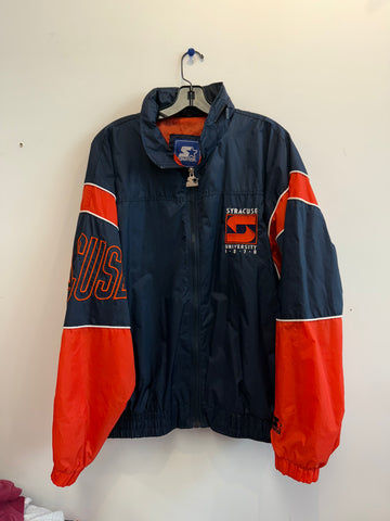 Vintage Syracuse Starter Windbreaker Jacket Large J330
