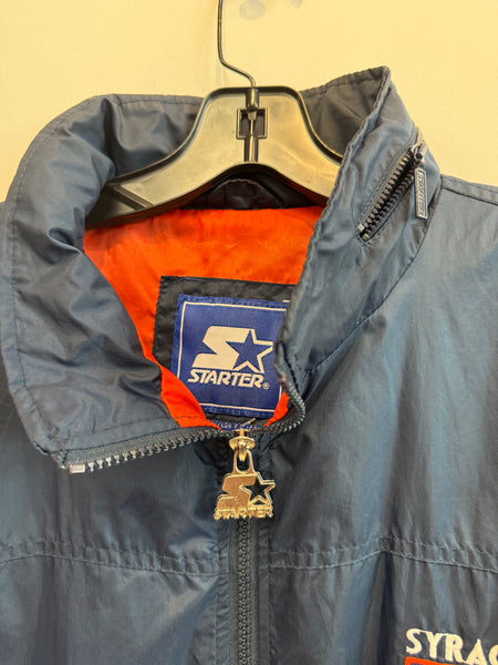 Vintage Syracuse Starter Windbreaker Jacket Large J330