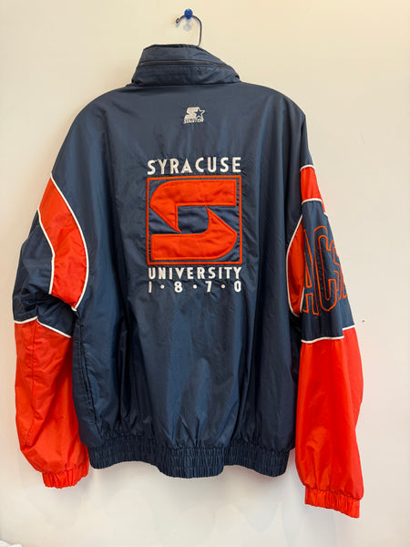 Vintage Syracuse Starter Windbreaker Jacket Large J330