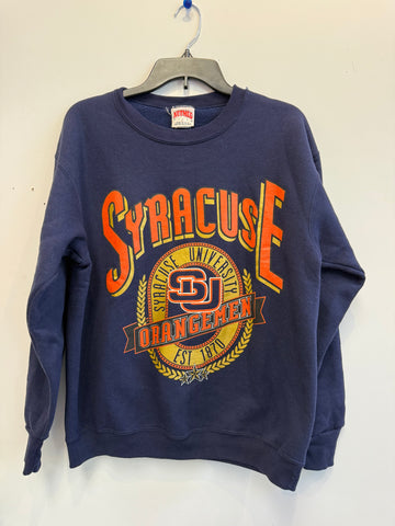 Vintage Nutmeg Brand Syracuse University Sweatshirt Large SS1172