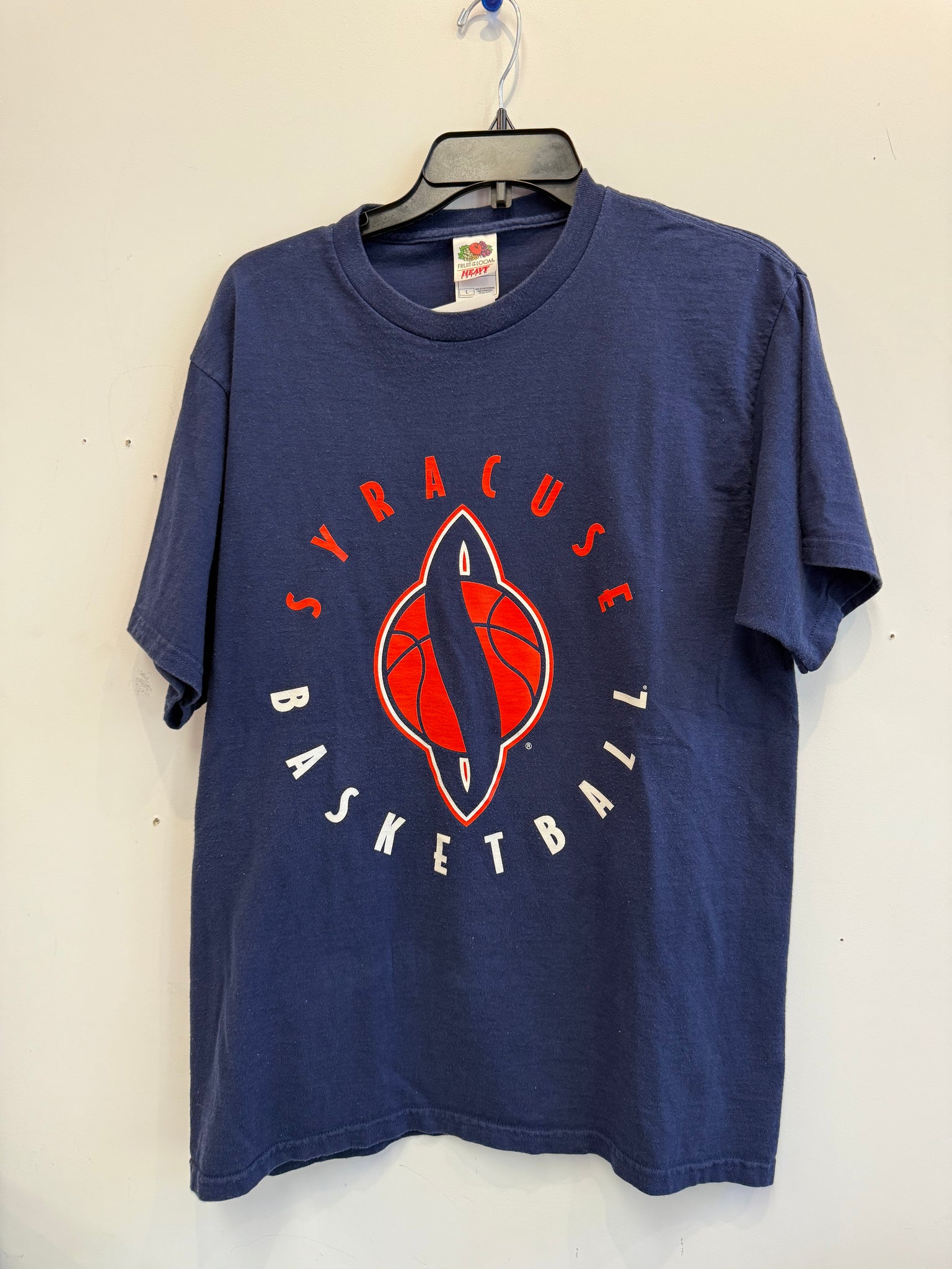 Vintage Syracuse Basketball Spaceship S T-Shirt Large TS587
